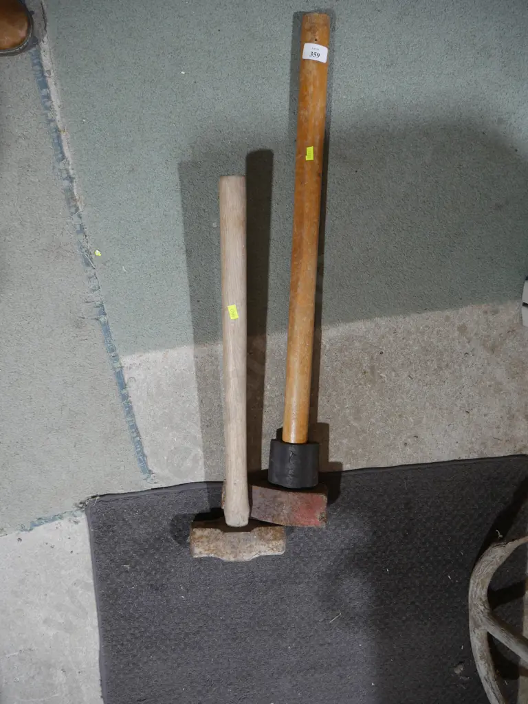 Sledge hammer and log splitter Image 1++