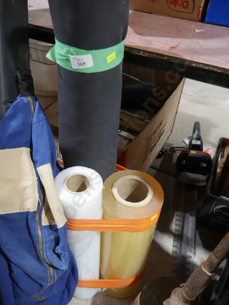 Rolls of plastic film etc Image 1++