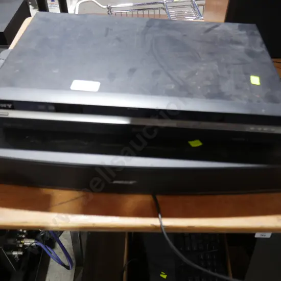 Sony DVD player and Bose sound bar