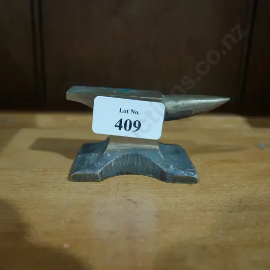 Small brass anvil