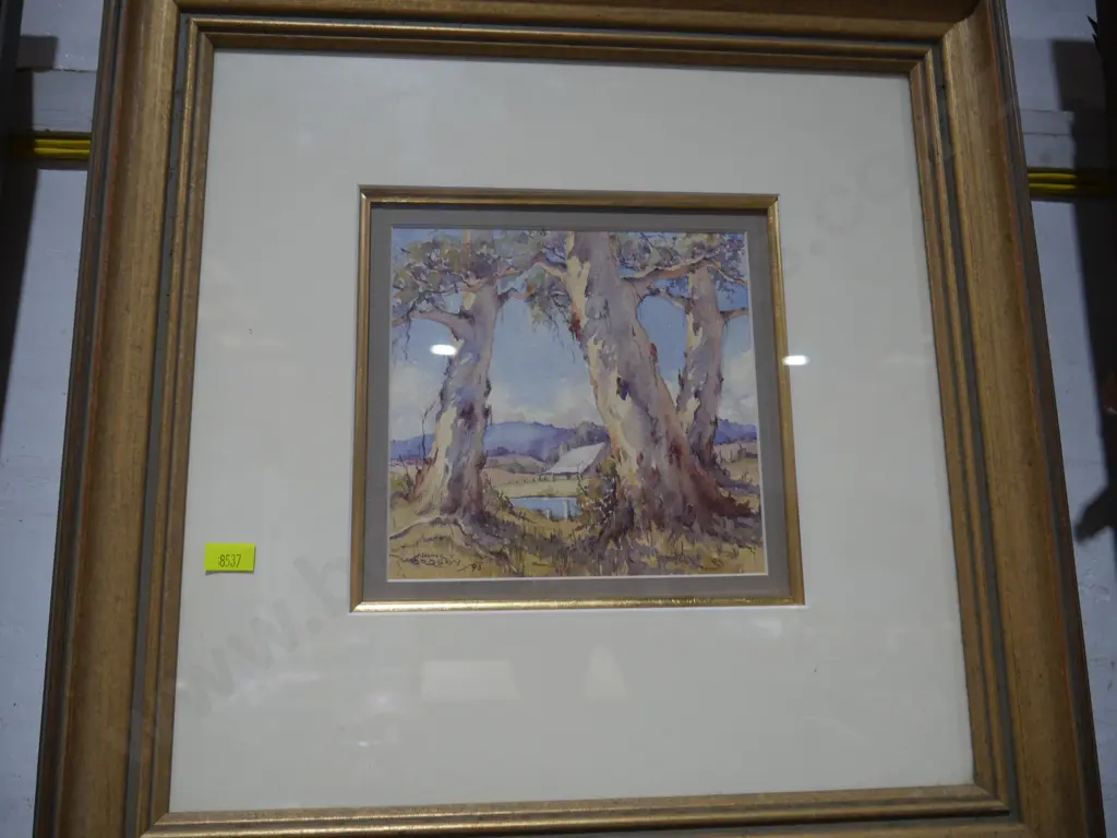Two watercolors by Nancy Crosby Image 1++