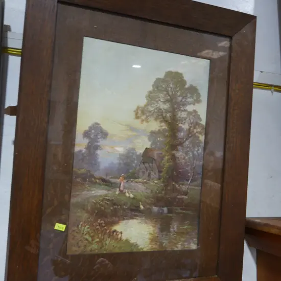 Framed artwork