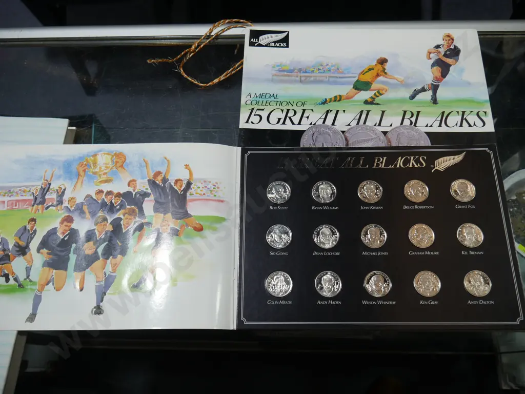 All Blacks collector coins and album Image 1++