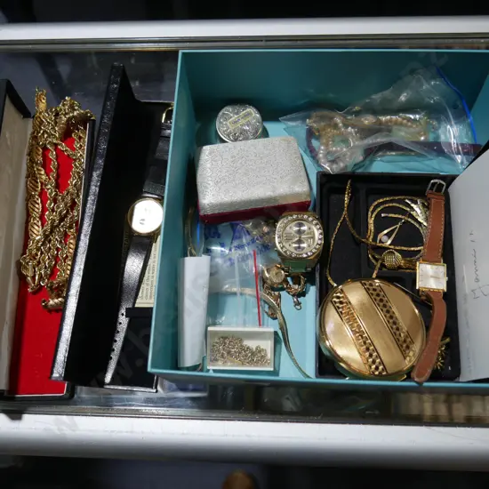 Assorted jewellery and watches