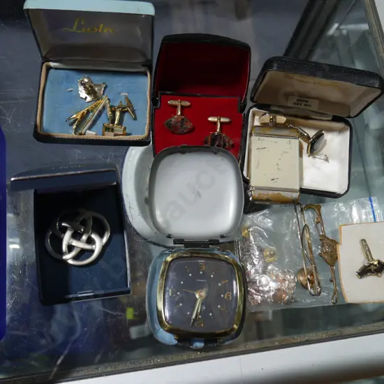 Cufflinks, jewellery etc