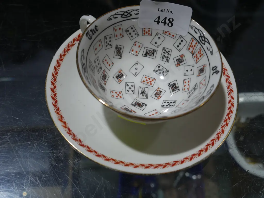 Cup of knowledge cup and saucer - damaged Image 1++