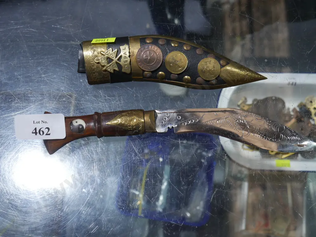 Nepal knife and sheath Image 1++