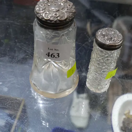 Stirling Silver top bottle etc