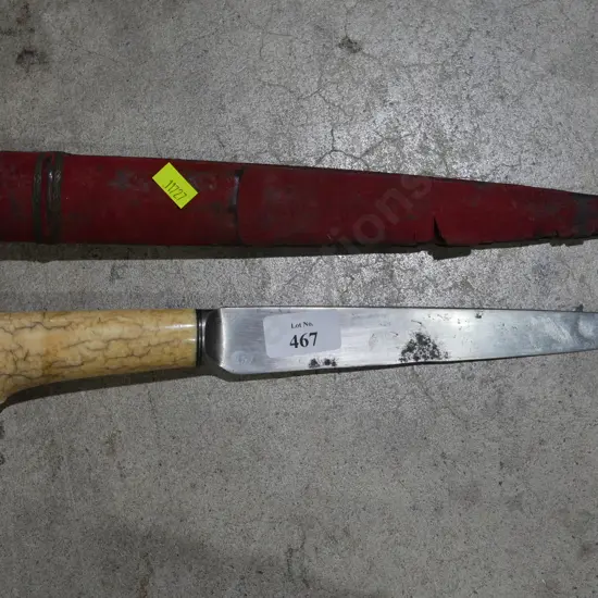 Knife and sheath