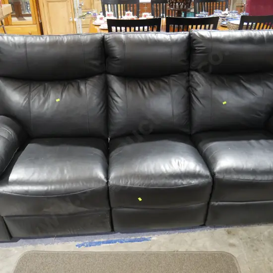 Black 3 seater couch