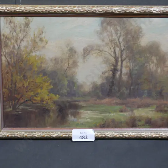 Landscape oil painting