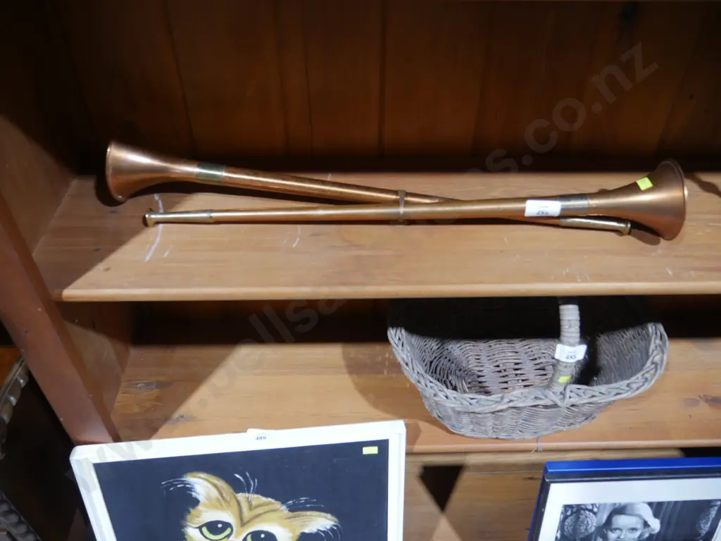 2 copper horns Image 1++