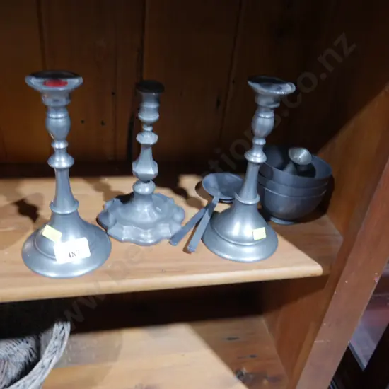 Candlestick holders etc
