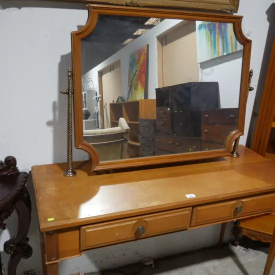Mirror back dresser