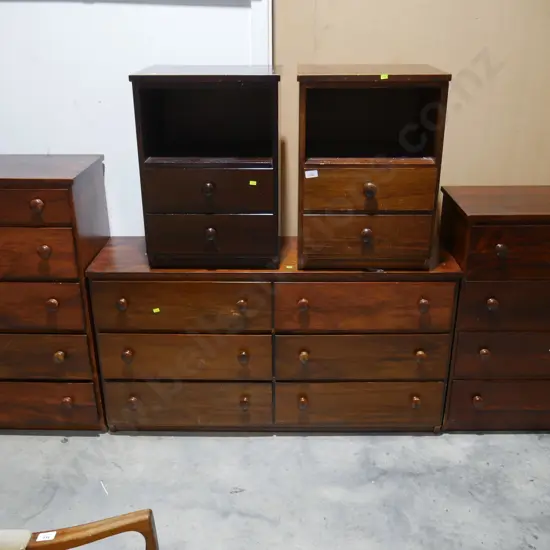 Five piece bedroom suite