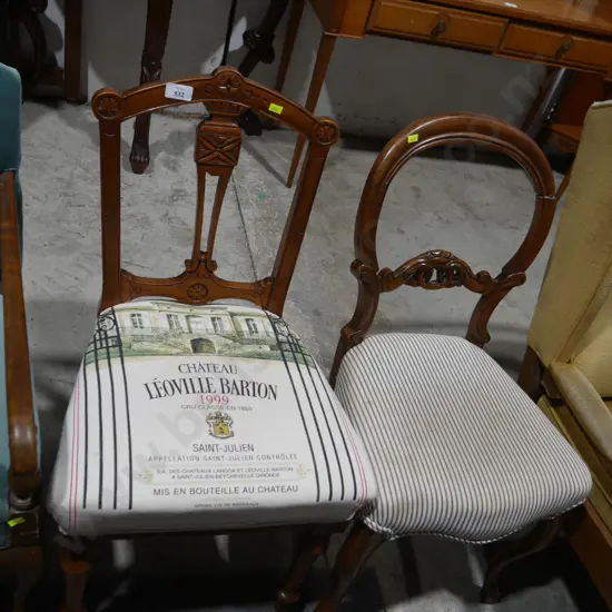 Two dining chairs