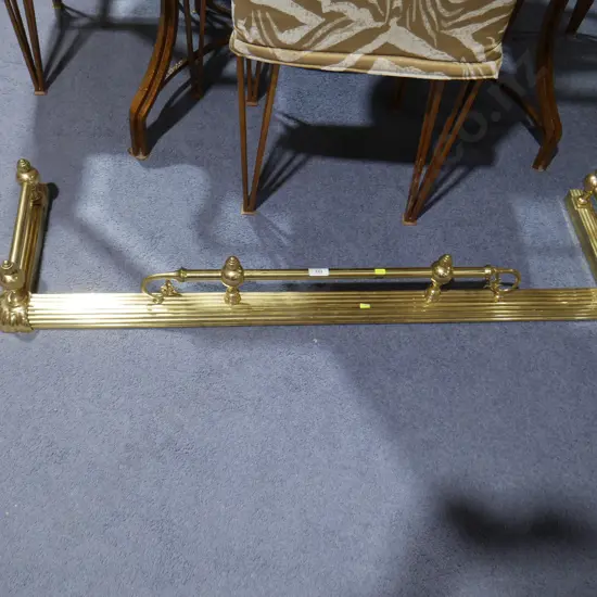 Brass fire surround