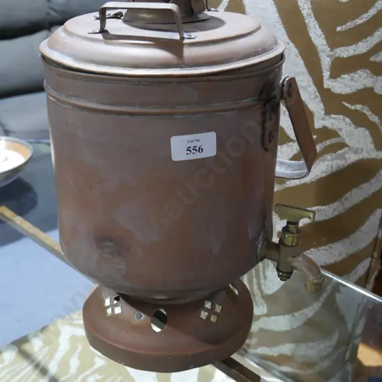 Copper hot water tank