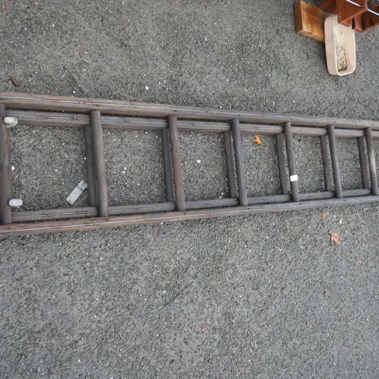 Wooden ladder