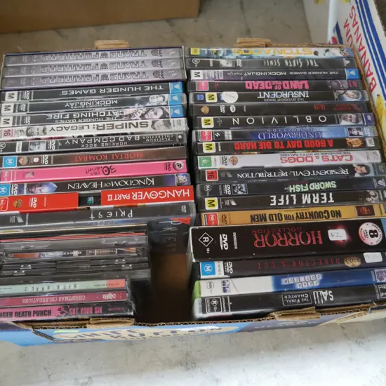 DVDs, CDs