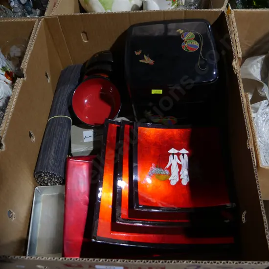 Oriental plates etc