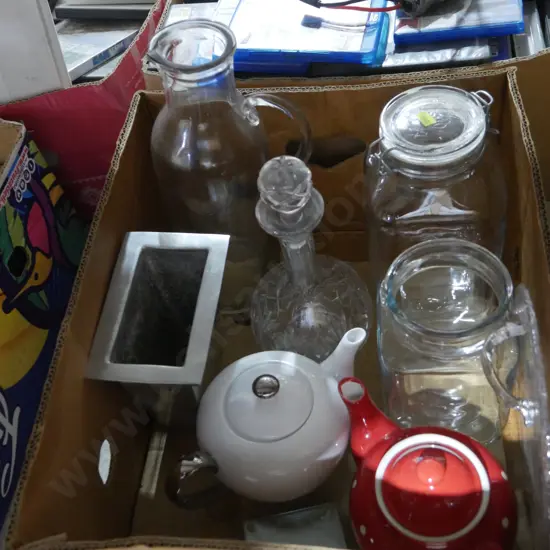 Glassware and teapots