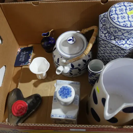 Ceramic storage containers etc
