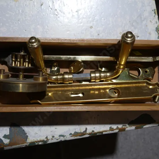 Brass door handle etc