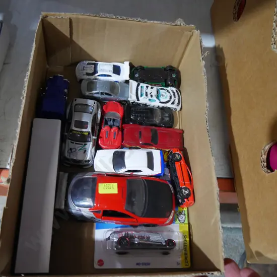Assorted toy cars etc