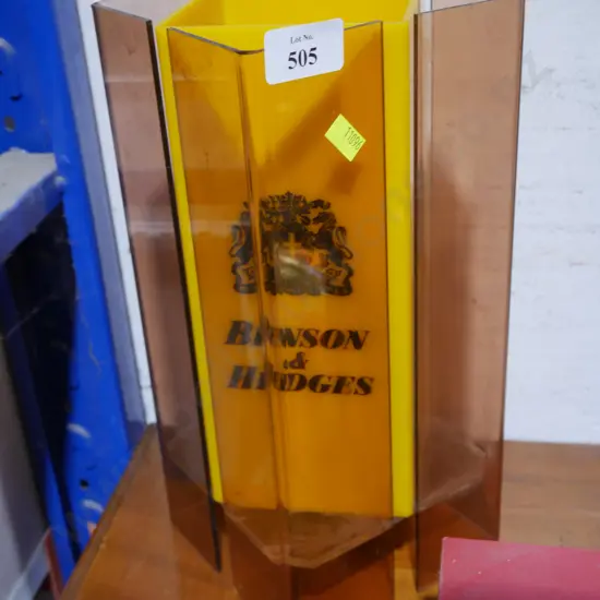 Benson & Hedges advertising stand