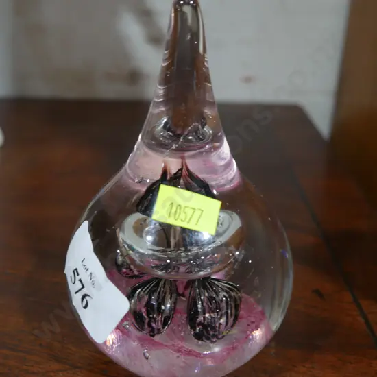 Glass paperweight