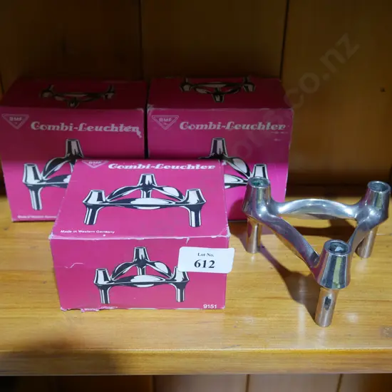 3 candle holders
