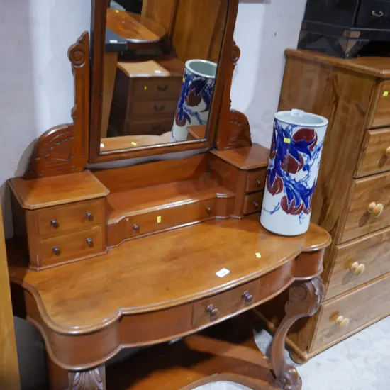 Mirror back dresser