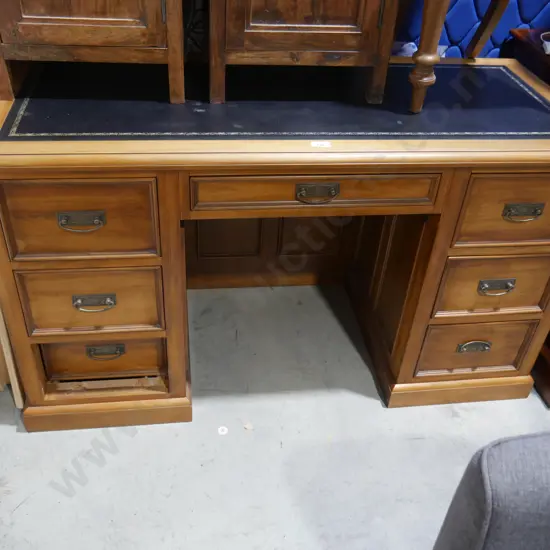 Leather top desk