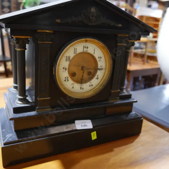Marble clock