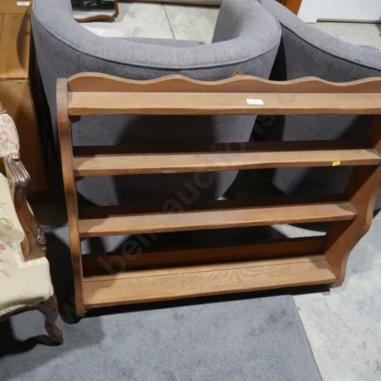 Wooden display rack
