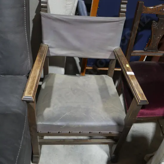 Leather  armchair