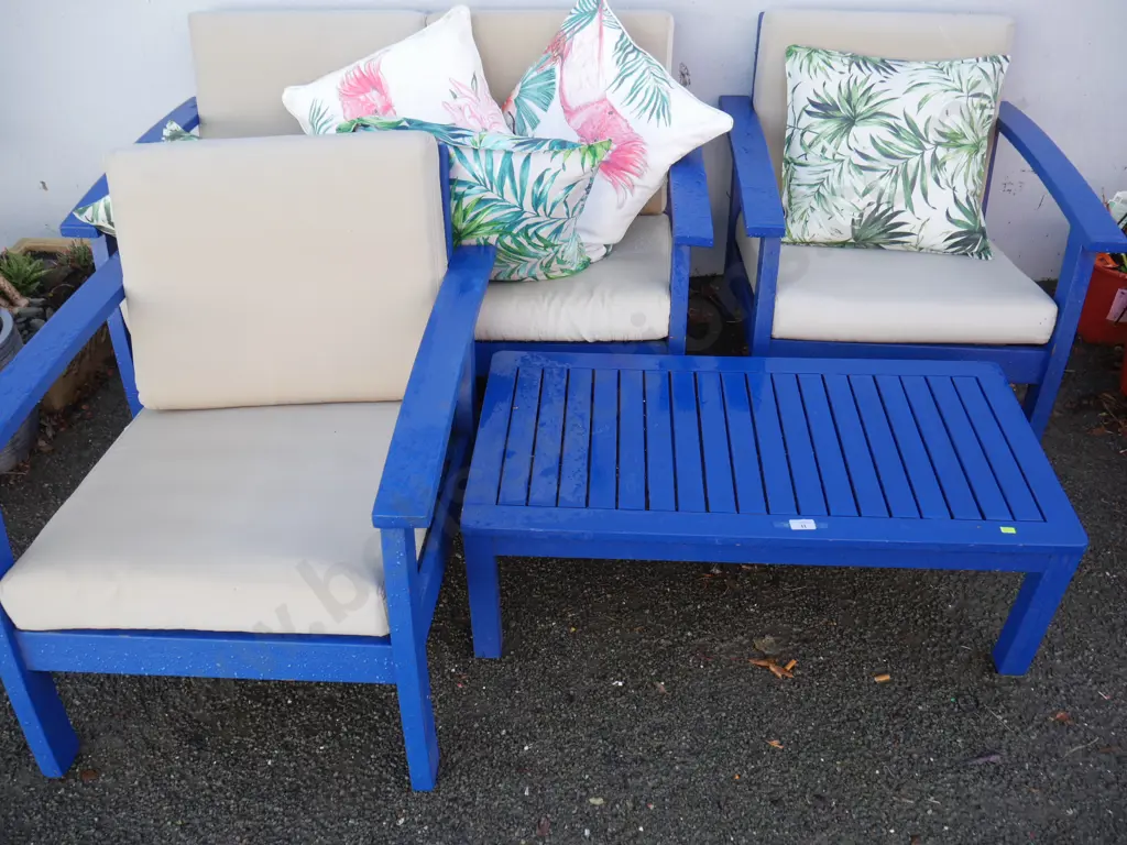 4 piece outdoor lounge suite Image 1++