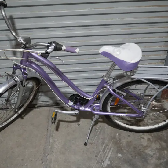 Suede ladies bike