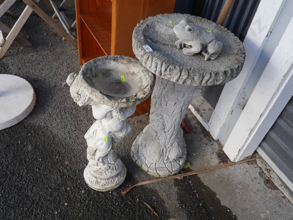 2 bird baths Image 1++