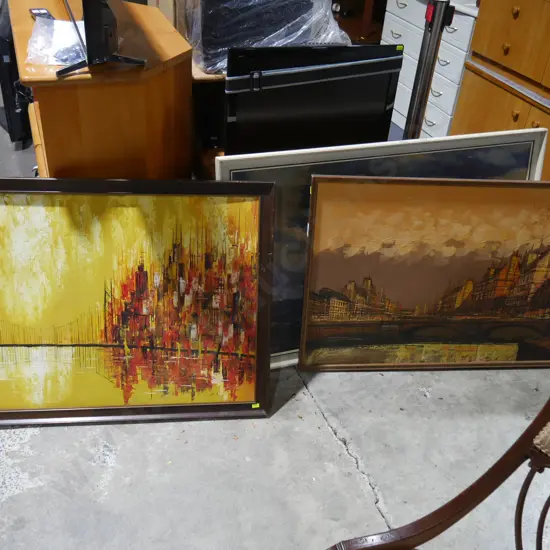 3 large artworks