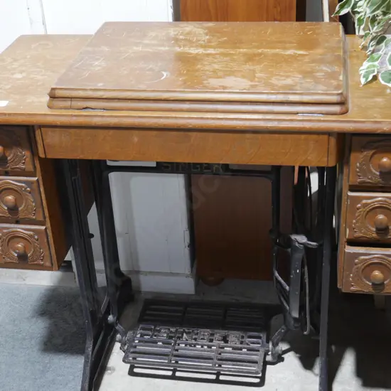 Singer treadle sewing machine