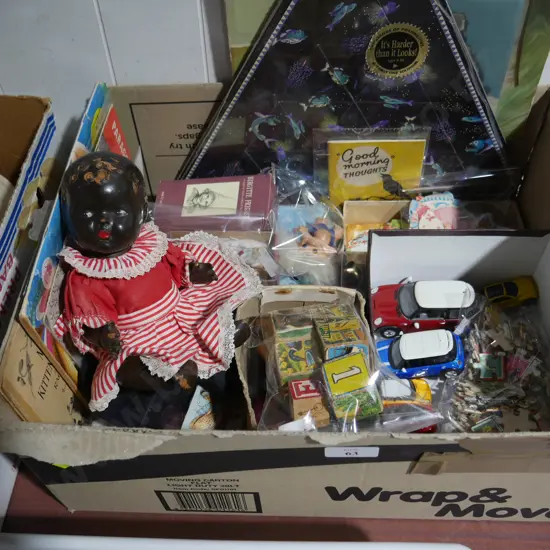 Mini Cooper models, doll etc