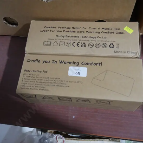 Body heating pads