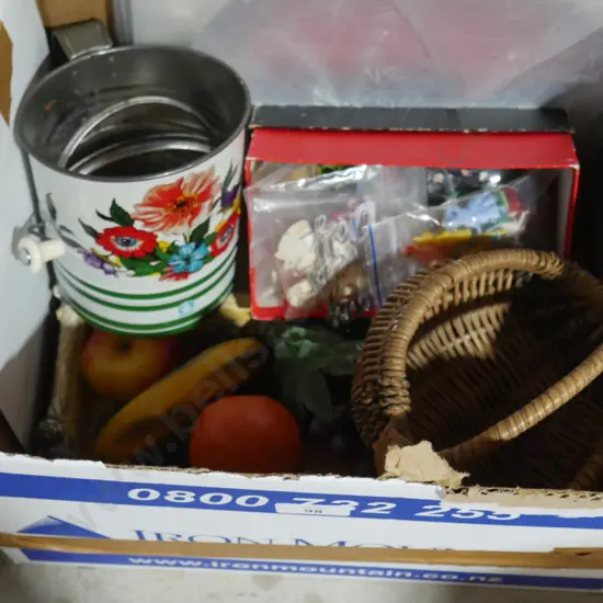 Fruit ornaments etc