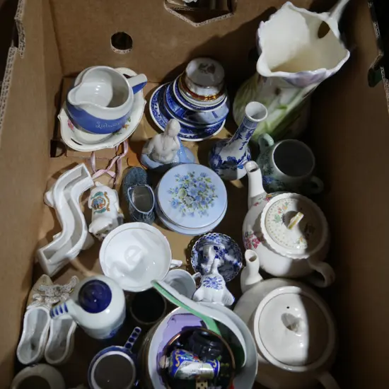 China, teapots, jug vase etc