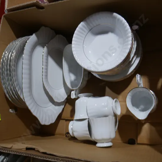 White dinnerware