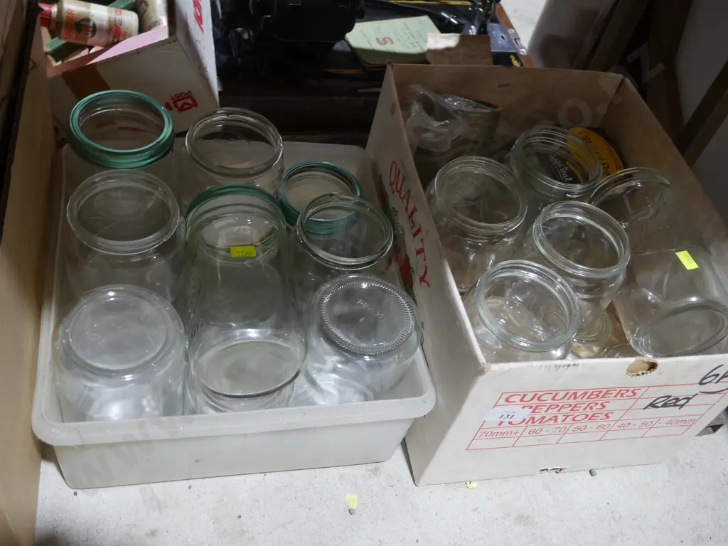 2 boxes of preserving jars Image 1++