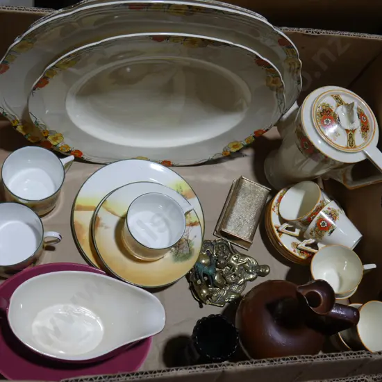 Burleigh ware coffee set etc