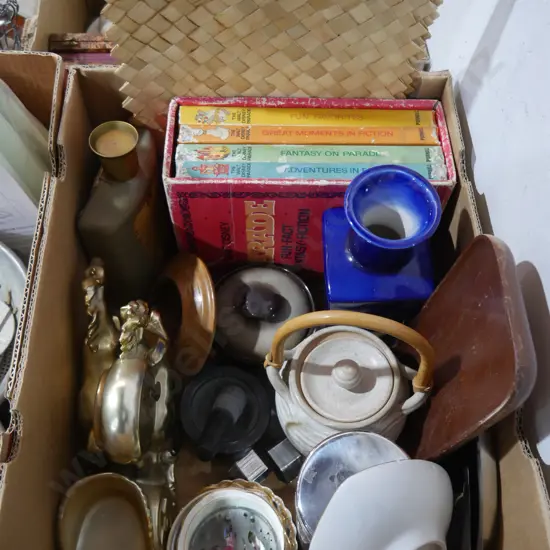 Walt Disney books, pottery ware etc